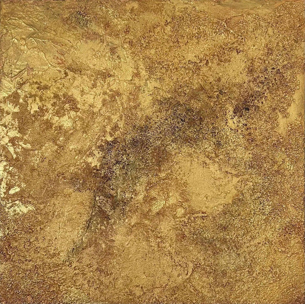 Textured gold background with a star-like pattern